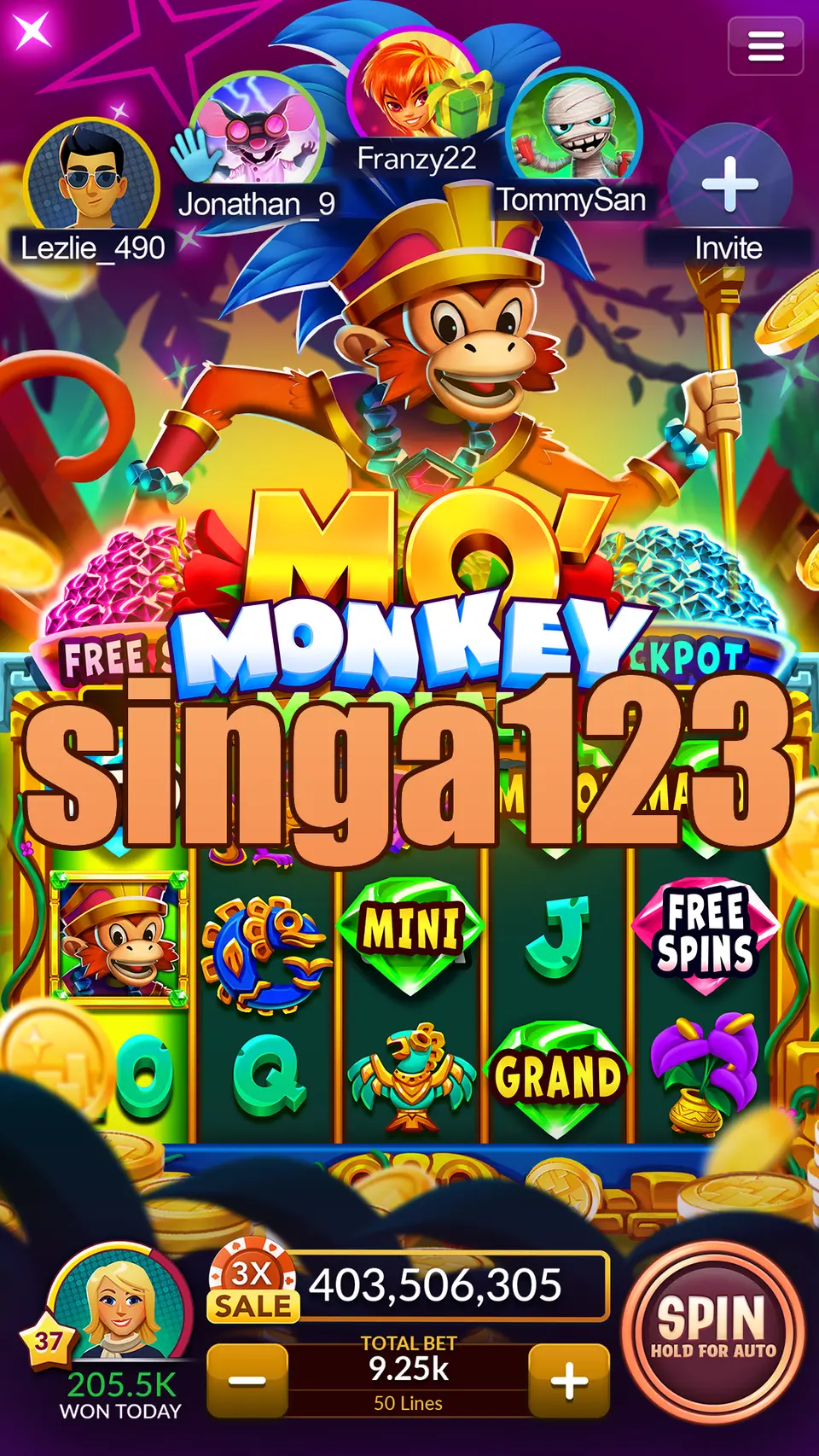 singa123 Masuk