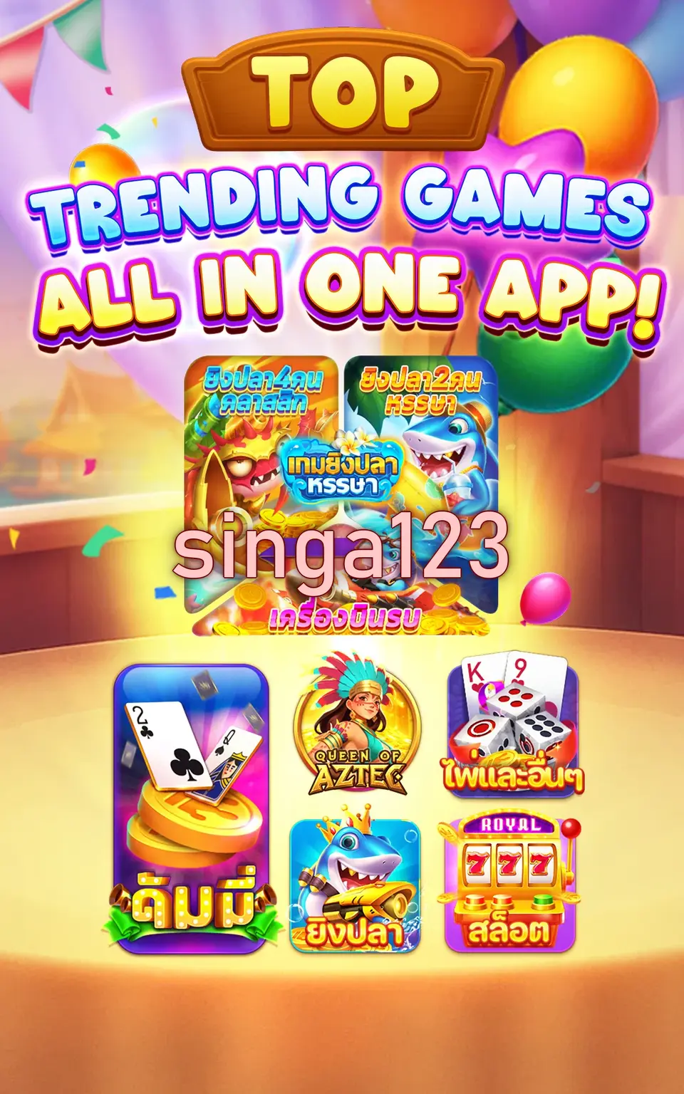 singa123 Tangkapan Layar Resmi APK